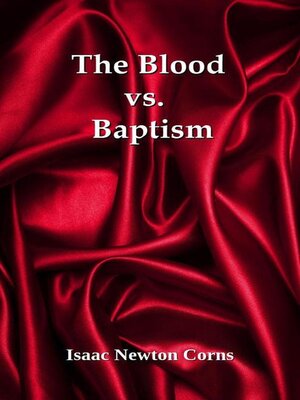 cover image of The Blood vs.  Baptism
